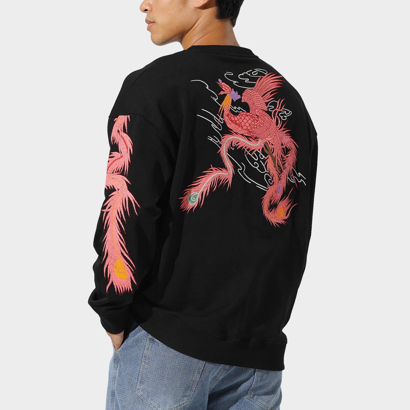 Enjin Phoenix Nakışlı Sweatshirt