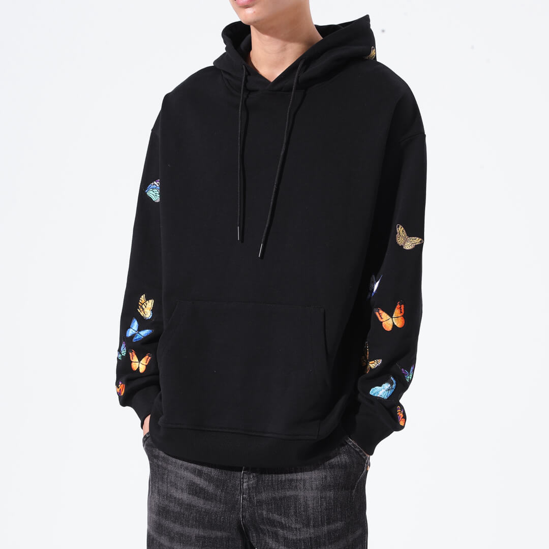 Cho Kelebek İşlemeli Sweatshirt